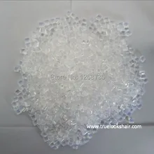 Горячая 100 г/пакет прозрачный цвет итальянский Кератиновый клей шарик/гранулы/зерна для наращивания волос Инструменты Быстрая