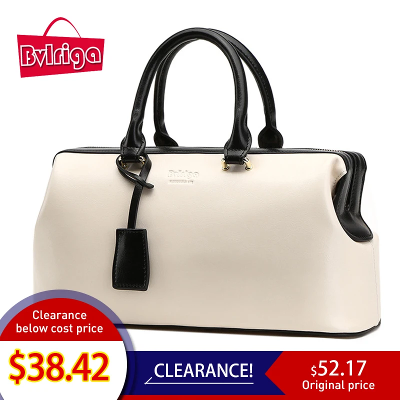 Bvlriga white women genuine leather bag female bag women handbag...