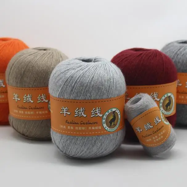 (50g+20g)/lot Cashmere Hand knitted Cashmere Yarn Wool Cashmere