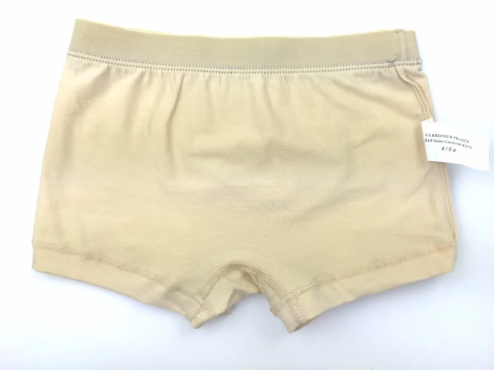 5 Pcs/lot Soft Cotton Kids Underwear Comfortable Pure Color Baby Boys Boxer Shorts Panties Children's Teenager Underwear 2-16y