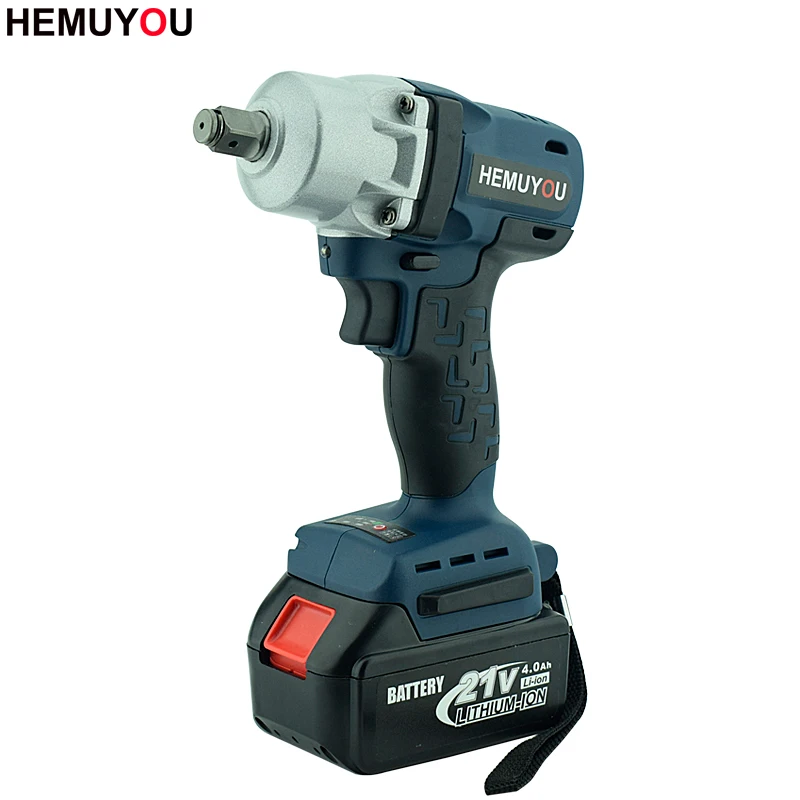 

21V Brushless Electric Wrench Lithium-Ion Battery Impact Wrench Electric Tools Cordless Industrial Grade Electric Drill