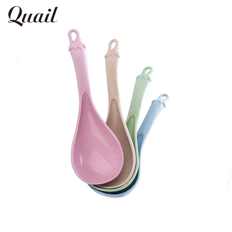 

Quail Different Colourful Design Household Straw Soup Spoon Creative Portable Soup Spoon Tableware Home Kitchen Useful Tools