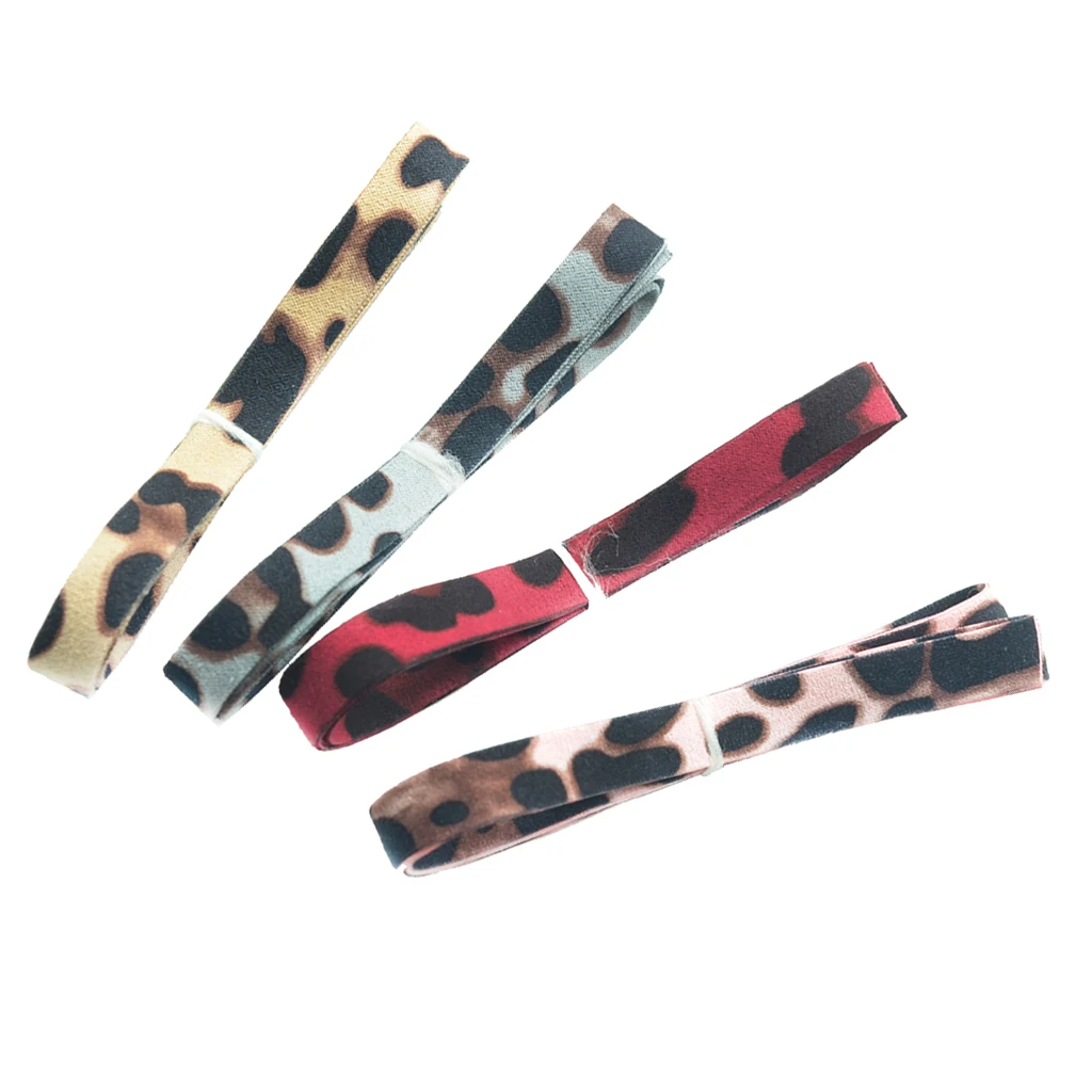 4 Yards Crafts Leopard Velvet Ribbon for Gift Wrap,Hair Ties,Bows,Luggage,Scrapbooks,Decoration,Sewing (0.36 Inch Leopard Print)