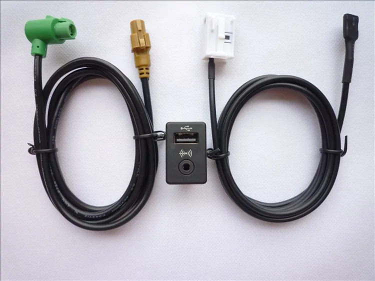 

OEM USB AUX Switch Cable Fit RCD510 RNS510 USB Version For VW Passat B6 B7 CC Golf Mk6 Jetta 3CD 035 249