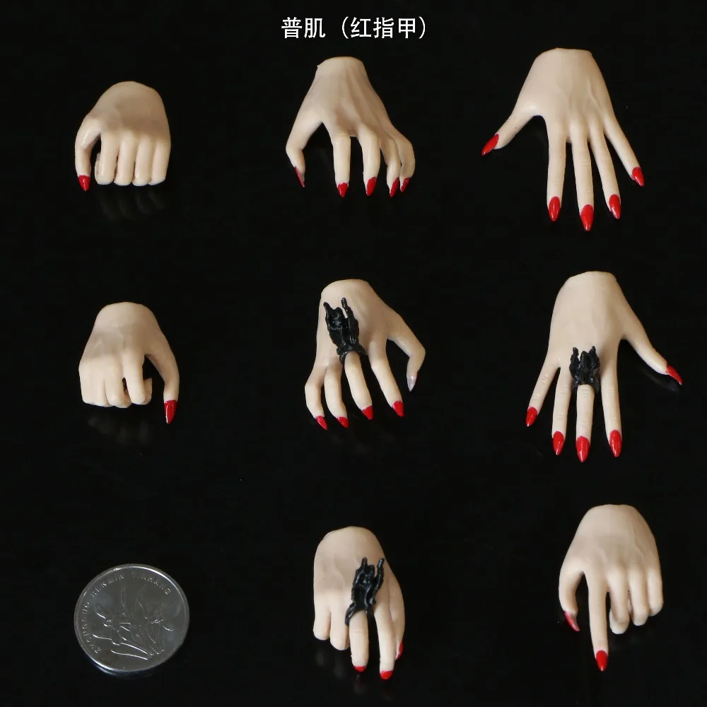 1/6 Scale Female Wheat/Pale Skin Hands Claw Model For 12'' Phicen Figure Body