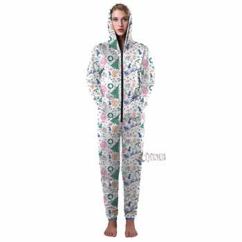 

cosplay jumpsuits cosplay Christmas Adult style printing Pajamas custom made pattern High Quality Athemis