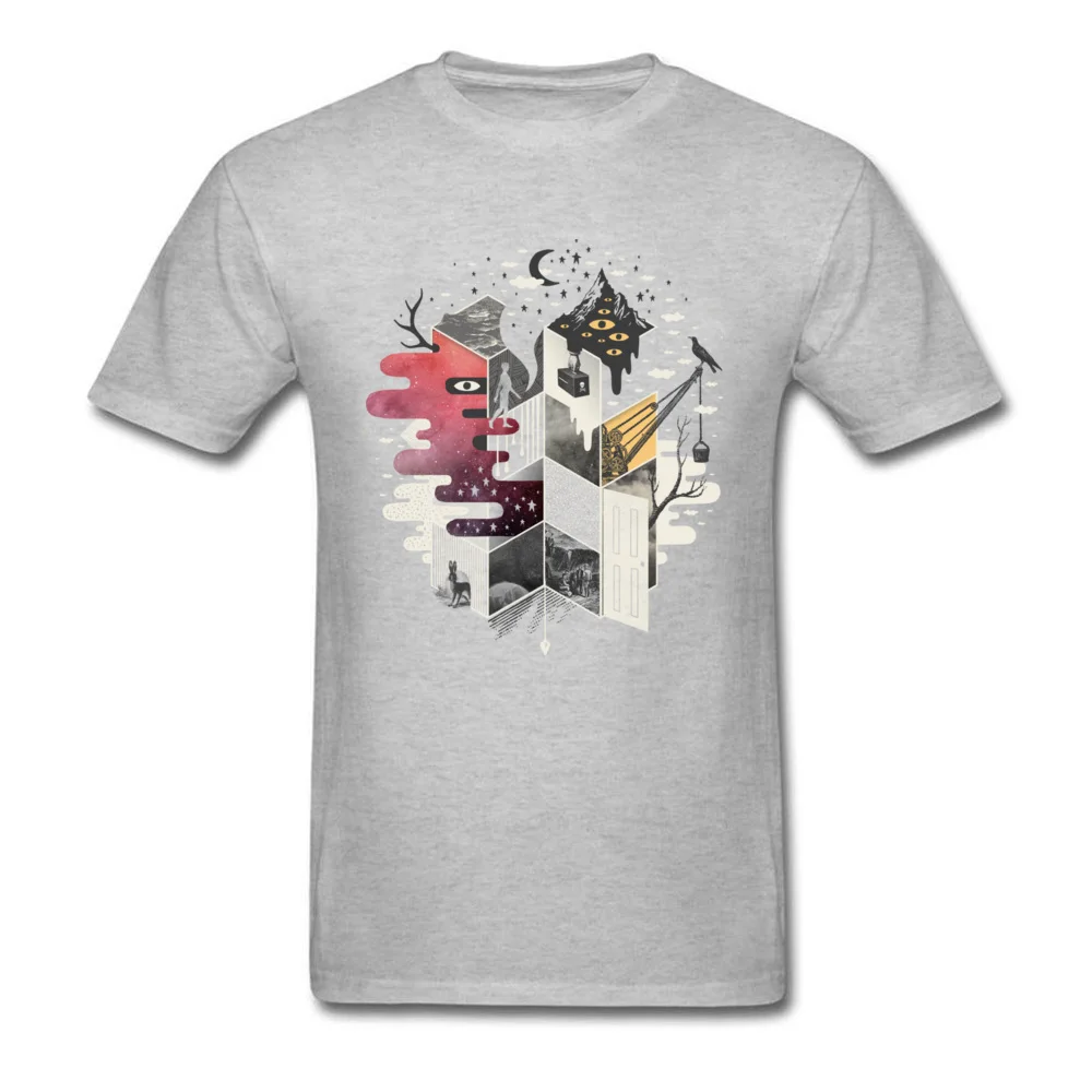 Jung at Heart 100% Cotton Tops Shirt for Men Leisure T-shirts Casual Company Crewneck Sweatshirts Short Sleeve Jung at Heart grey