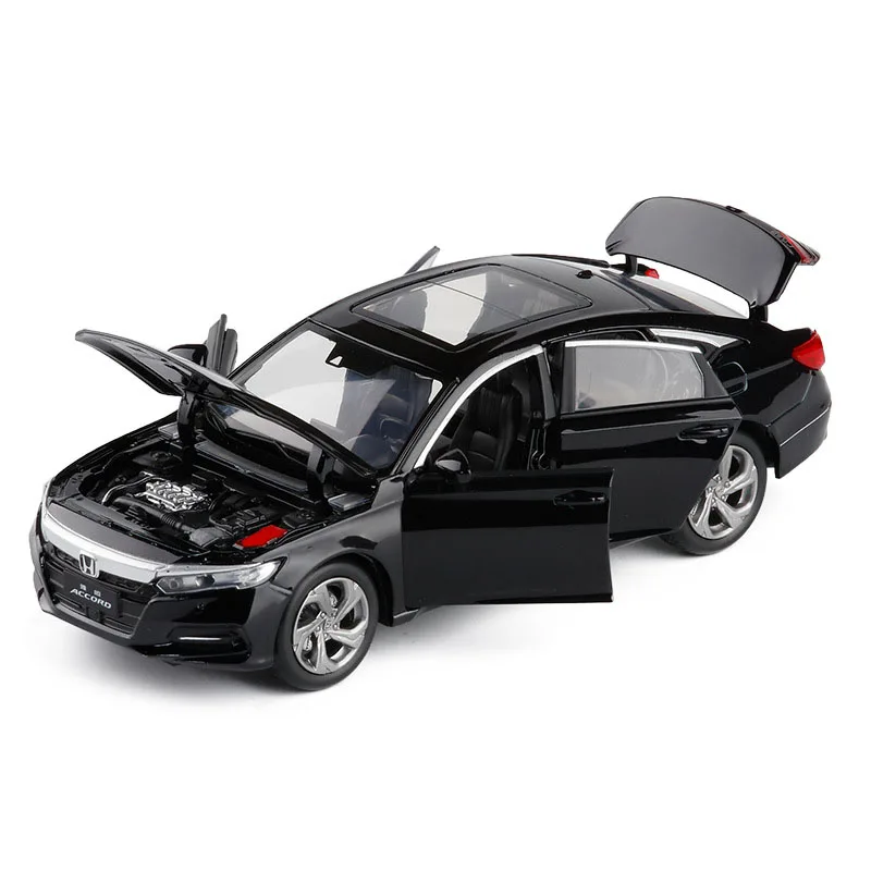 1/32 Honda Accord 10-го поколения Модель игрушечных автомобилей светильник звук оттягивать литье под давлением металлические Литые Автомобильные игрушки