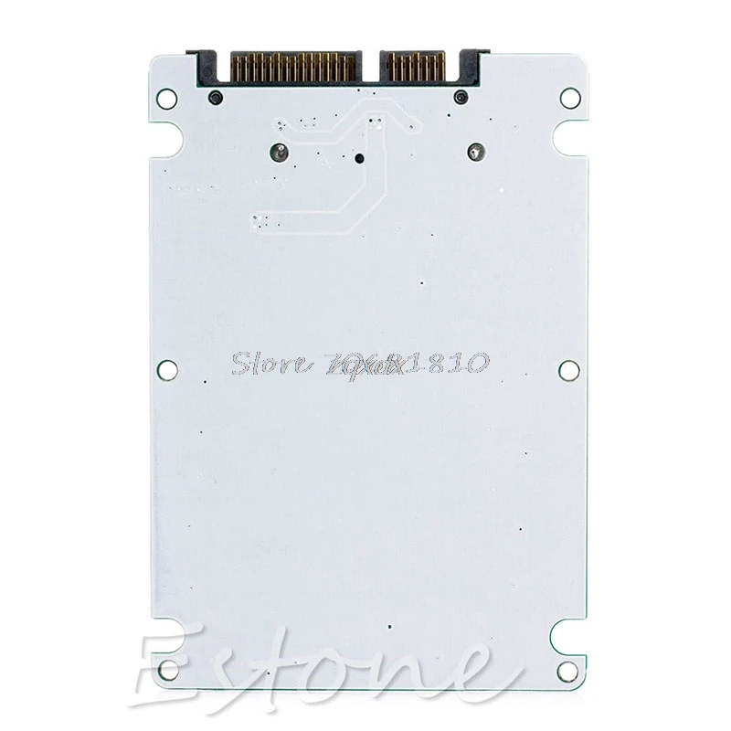 New 1.8/" Micro SATA SSD HDD to 2.5/" SATA Adapter Converter Card with 7mm Thick