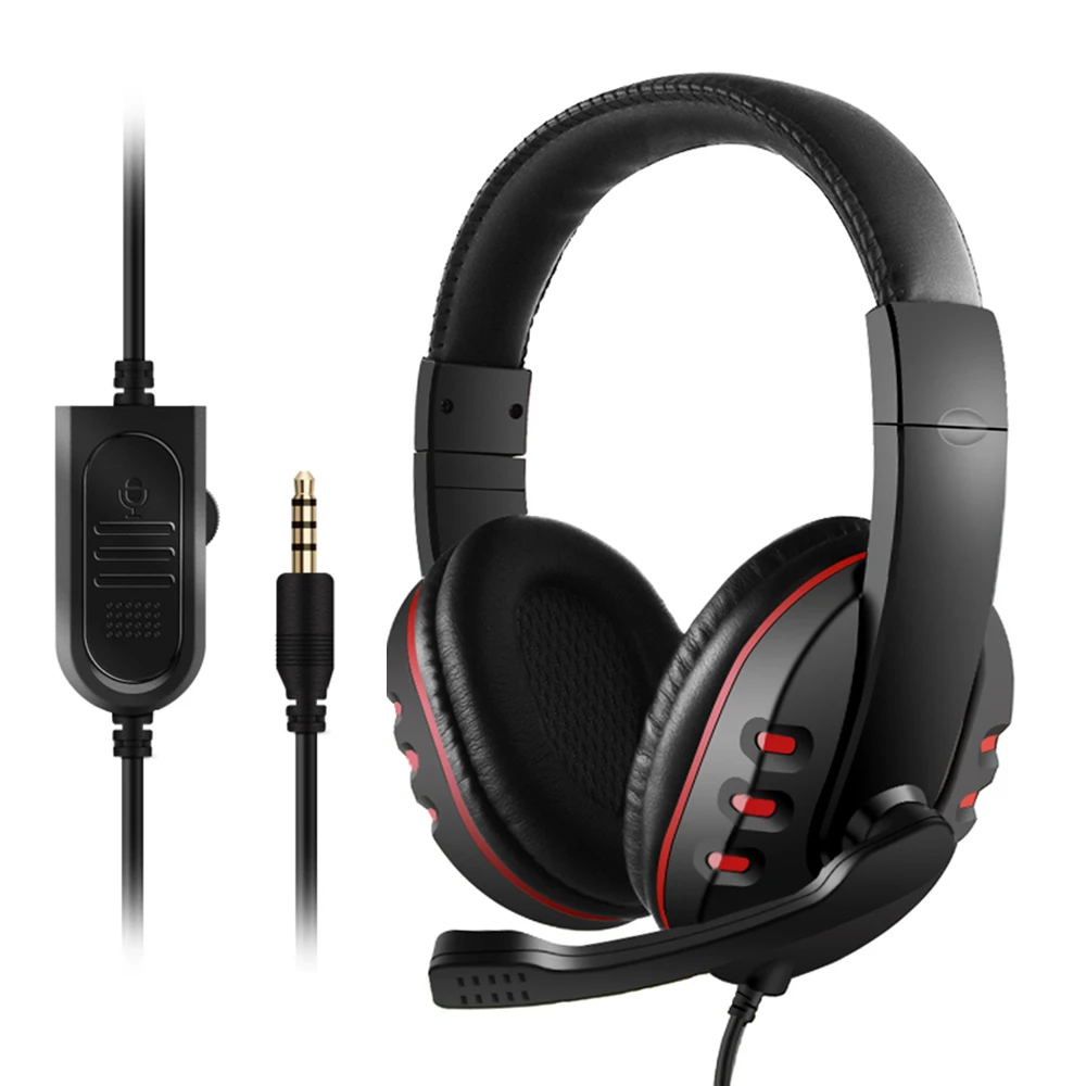 component zondag Verbeteren Bass Gaming Headset 3.5mm Wired HeadPhones with Microphone For PC Laptop  PS4 Smart Phone Music Game Earphone Hot Sale|Headphone/Headset| - AliExpress