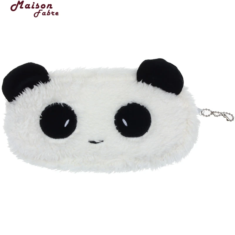 

Maison Fabre Coin Purse Woman Cute Plush Panda Pen Pencil Case Cosmetic Makeup Bag Coin Purse Wallet 40