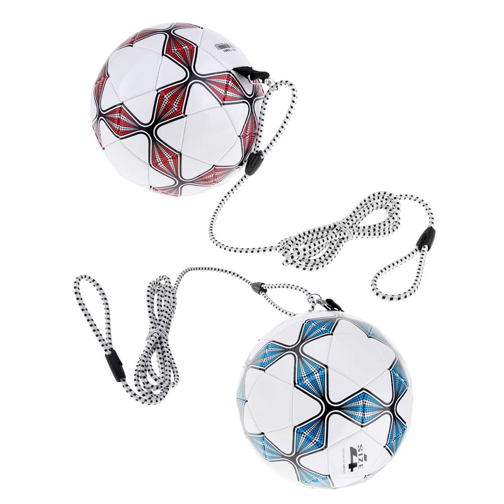2pcs Soccer Ball Size 4 with High Elastic String Outdoor Training for Kid