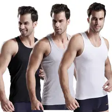 3 шт./партия, мужское нижнее белье, хлопок, Мужской Топ без рукавов, мышечная нательная майка с круглым вырезом, Gymclothing, мужские азиатского размера, под рубашкой