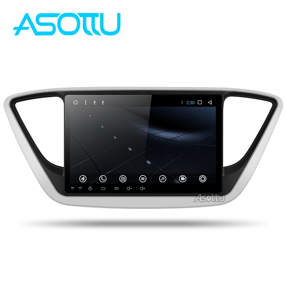 Sale Asottu C17YN9060 Car DVD GPS Player For new Hyundai Verna 2017 Car PC Headunit Car Radio Video Player Navigation 2 din gps dvd 3