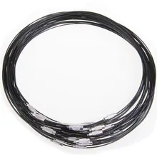 EDFY 40X Halsband Metal Halskette schwarz halseif TOP