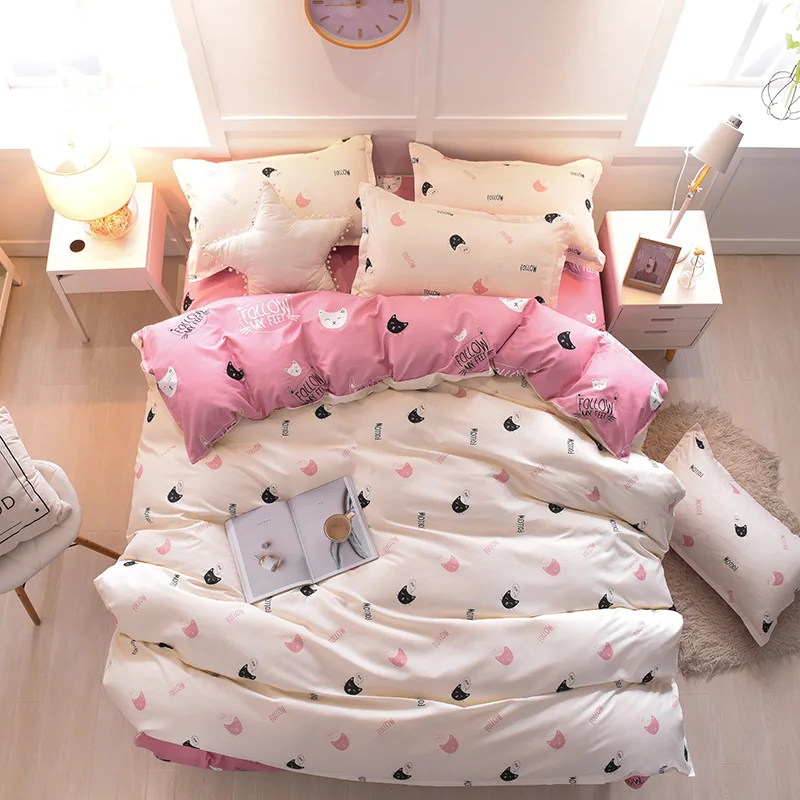 

ParkShin Geometry Art Bedding Set Bed Linen For Adult Euro King Size Bed Linen Set Duvet Cover Set Single Nordic Bed 150/180/200