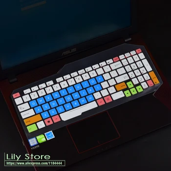 

15.6 inch Silicone laptop keyboard cover protector For Asus Rog FX73VD KX53VE FX53VD ZX53VE ZX73VD GL553 FX553 ZX53VD GL553vw 15
