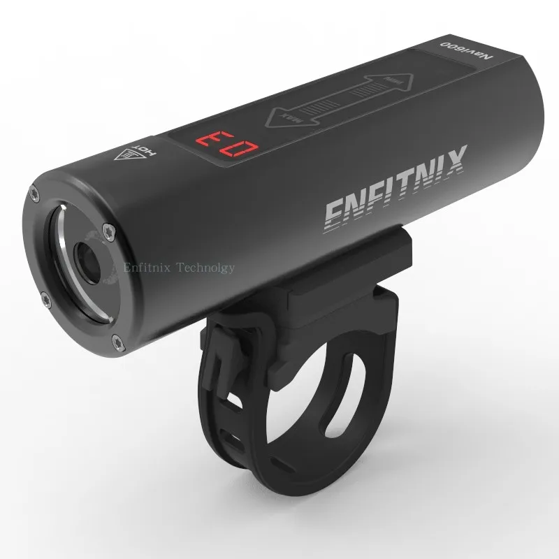 New Enfitnix Navi600 Road Bike Mountain Bike Bicycle Smart Headlight Flashlight Xlite100 Backlight USB Charging Tail Light - Цвет: Navi600