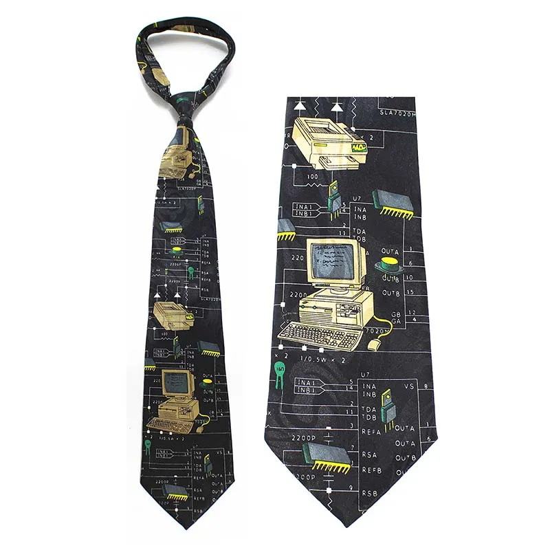JEMYGINS дизайн шелковый галстук с принтом музыка Леопард Зебра Тигр Америка Флаг шеи галстук Новинка животное 4 дюйма Галстук для мужчин