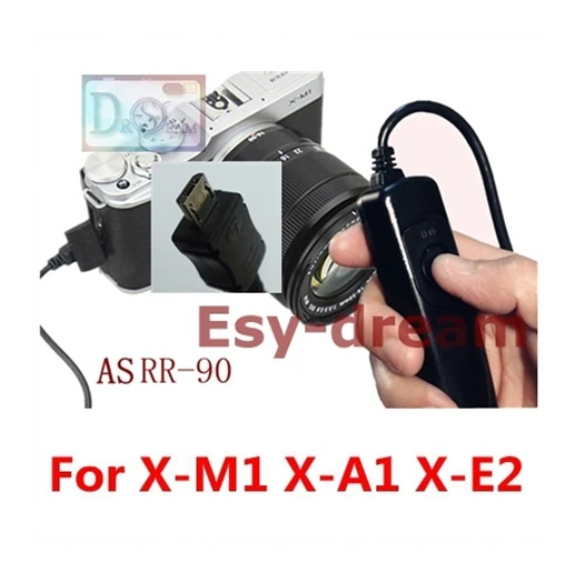 

Shutter Release Cable Cord Wired Remote Control as RR-90 RR90 for Fuji Fujifilm X100T XT1 XM1 XA1 XA2 XE2 XQ1 X-M1 X-E2 X-T2