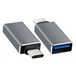 2 шт. OTG type-C USB C адаптер Тип C мужчина к USB 3,0 Женский зарядный преобразователь данных для мобильных телефонов