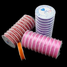 

10Pcs/Lot crystal threads for beads Jewelry making 0.6 0.8 1mm elastic cords rolls with plastic spool for silicone beads