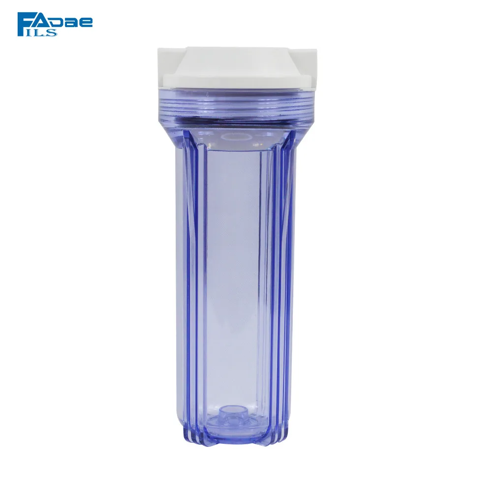 

Popular Househould RO System Parts 10" Filter Housing Clear Type with 1/4" Female connection