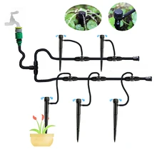 8~10m Garden Hose Micro Drip irrigation system Greenhouse Lawn Garden Irrigation Kit irrigation system greenhouse 8~10m Garden Hose Micro Drip irrigation system Greenhouse Lawn Garden Irrigation Kit irrigation system greenhouse