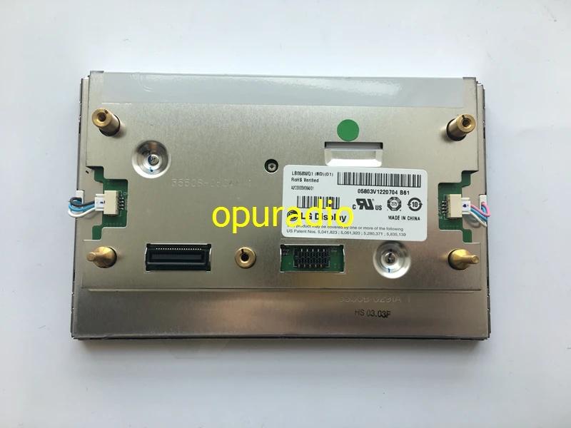 100% новый 5 8 дюймовый ЖК дисплей LB058WQ1(SD)(01) LB058WQ1 SD01 для Mercedes e250 w212 автомобильный GPS