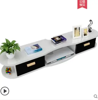 

Wall shelf living room film and television background wall creative lattice room wall without perforation wall hanging cabinet d