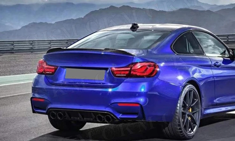 Для BMW F32 4 серии автомобильный Стайлинг углеродное волокно задний багажник