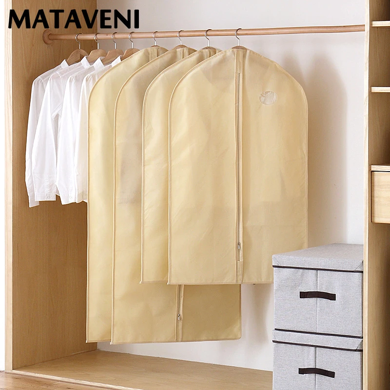 Dress Clothes Garment Suit Cover Case Dustproof Covers Storage Bags