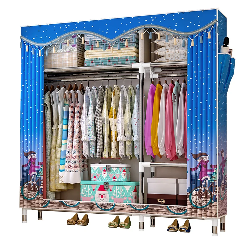 Multifunctional non-woven storage wardrobe locker, folding portable cloth wardrobe dust cover home furniture Multifunctional non-woven storage wardrobe locker, folding portable cloth wardrobe dust cover home furniture