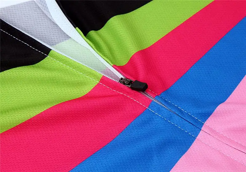 WOSAWE Lady Women 2019 Cycling Bicycle Jersey Tops Shirt Long Sleeve Riding Bike Full Zipper Maillot Ciclismo Bike Jersey