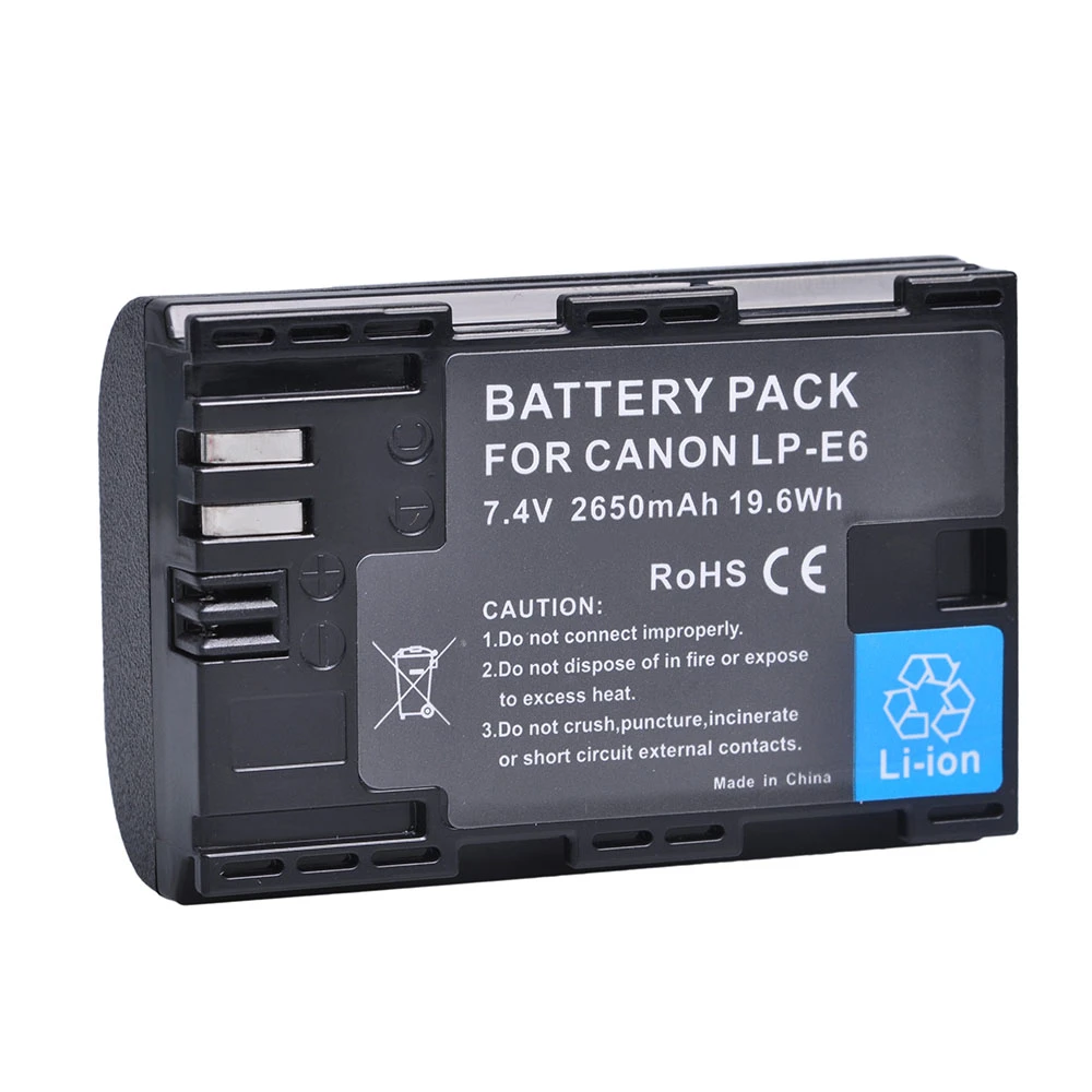 1 pc LP-E6 Li-ion battery For Canon EOS 7D