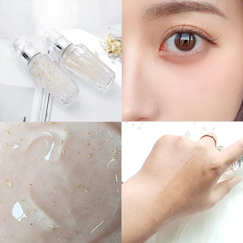 

Makeup Primer Moisturizing Shrinking Pores Remove Wrinkle Fine Lines Face Serum Face Base Makeup Primer Pores Gold Foil