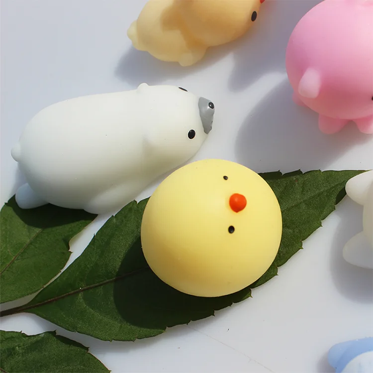 10Pcs All Different Cute Mochi Squishy Cat Slow Rising Squeeze Healing Fun Kids Kawaii Kids Adult Toy Stress Reliever Decor GYH