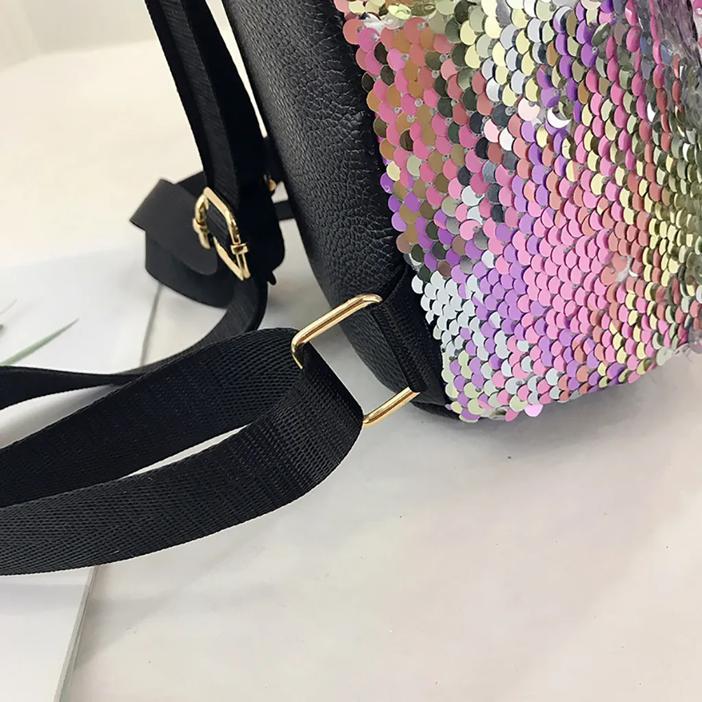 Женский рюкзак, индивидуальная креативная сумка с кроликом, дикая детская Студенческая сумка, милые блестящие рюкзаки Nini, Mochila Nina