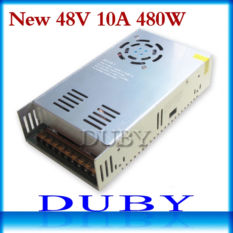 

New model 48V 10A 480W Switching power supply Driver For LED Light Strip Display AC100-240V Factory Supplier