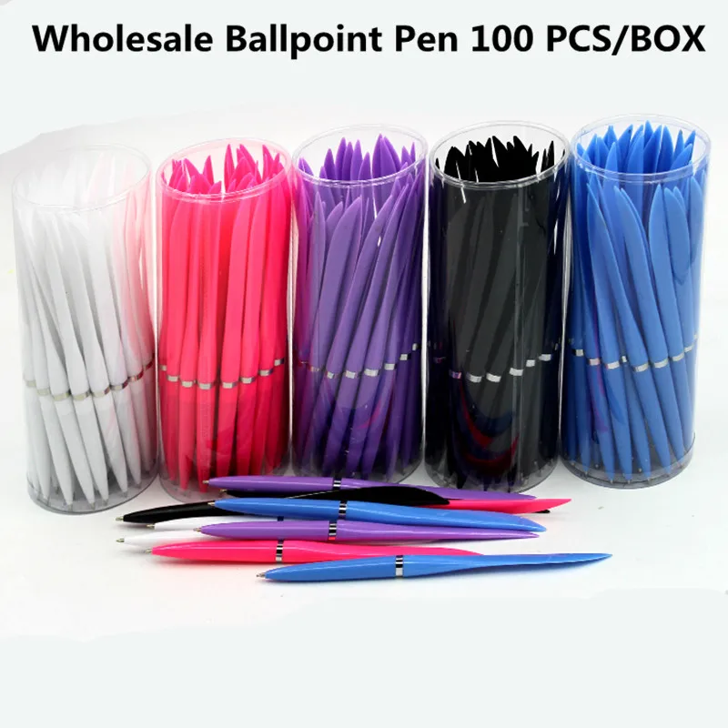 100PCS/BOX Ballpoint pen 0.7mm Express pens wholesale advertising pens