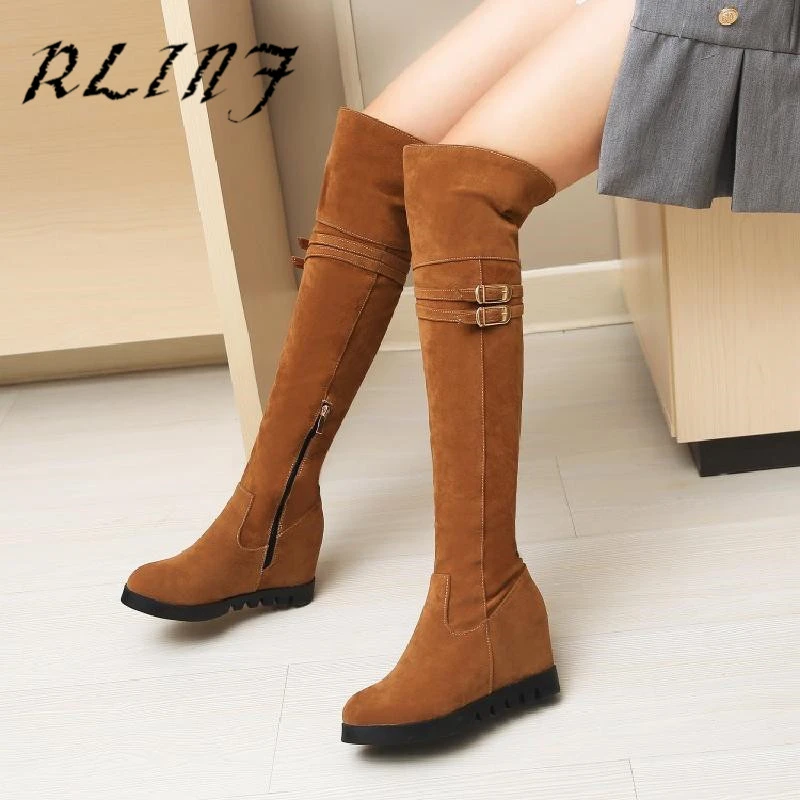 long boots for thick legs
