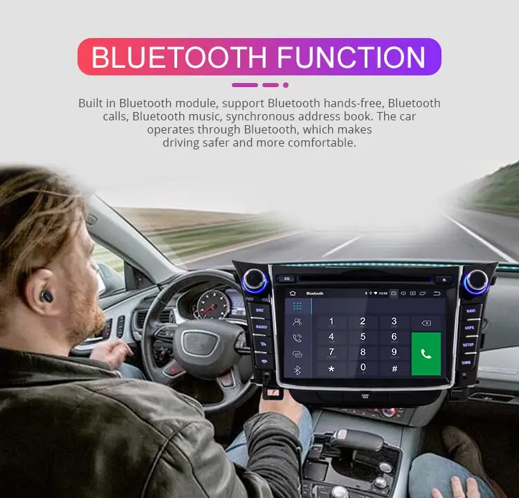 Cheap Besina 2 Din Android 9.0 Car DVD Player For Hyundai I30 Elantra GT 2012 2013 2014 2015 2016 GPS Bluetooth Multimedia Car Radio 9