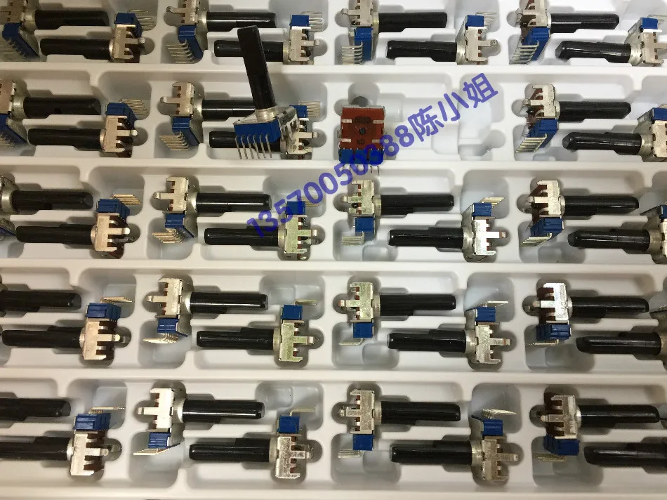 2 шт./лот ALPS alpine RK12L1230C2N двойной 6 контактный потенциометр B50K длина оси 23 мм средняя