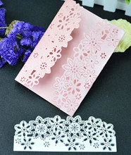 Dantel Metal Kesme Ölür Şablonlar için DIY Scrapbooking/fotoğraf albümü Dekoratif Kabartma kendi başına yap kağıdı Kart Yapımı Proje N253