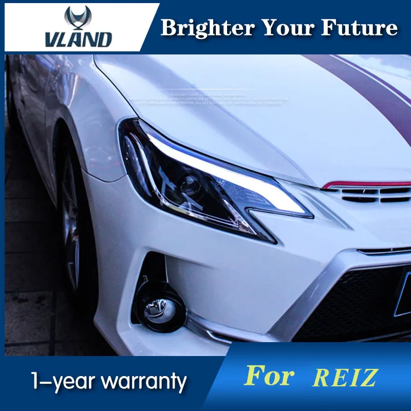Светодиодный фонарь для Toyota Reiz Mark X 2013 2015 HID Xenon фары + светодиодный труба объектив