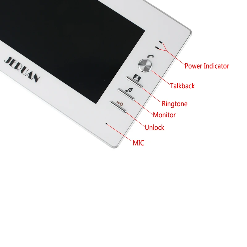 JERUAN Новый 7 ''Цвет Экран Видеомонитор Интерком Системы 1 монитор + 700TVL RFID Доступа Камера + Электрический Управление замок