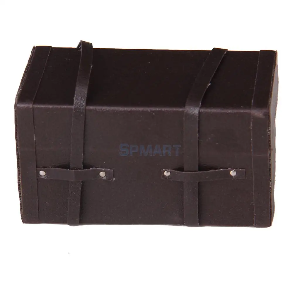Миниатюрный кожаный деревянный чемодан SPMART 1/12|miniature vintage|vintage miniaturesminiature suitcases |