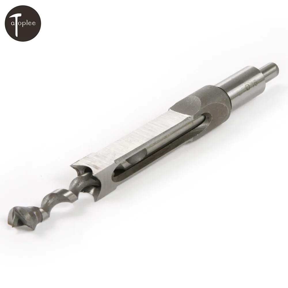 1pc 16mm Square Hole Mortiser Drill Bit Mortising Hole Drills DIY Woodworking Square Drill Kits