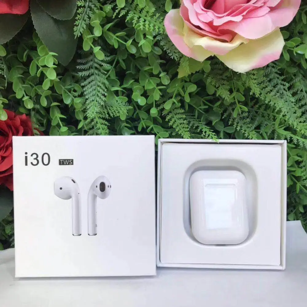 

YULUBU i30 tws 1:1 Bluetooth Earphone Mini Wireless charging Earphones 5.0 Chip PK i9s i12 tws Bluetooth 5.0 Stereo Bass