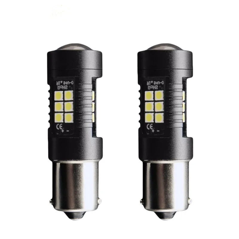 1157 P21/5 Вт R5W 1156 BA15S P21W светодиодный BAU15S PY21W BAY15D лампы 21 шт. 3030SMD авто противотуманных